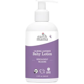 Earth Mama Calming Lavender Baby Lotion for Delicate Skin