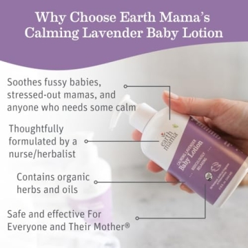 Earth Mama Calming Lavender Baby Lotion for Delicate Skin