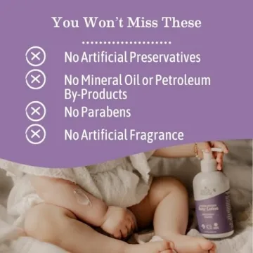 Earth Mama Calming Lavender Baby Lotion for Delicate Skin