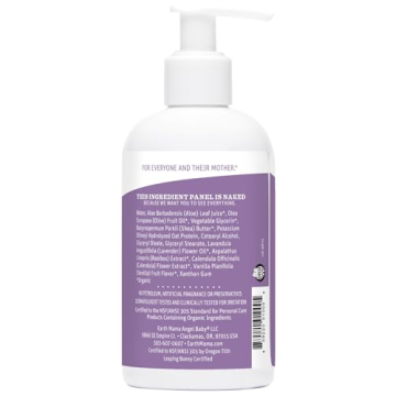 Earth Mama Calming Lavender Baby Lotion for Delicate Skin