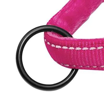 Didog Soft Flannel Padded Dog Vest Harness,Escape Proof/Quick Fit Reflective Dog Strap Harness, Easy for Training Walking (XS:Chest 15-18", Hot Pink)