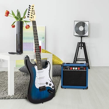 LyxPro Electric Guitar Kit with Amplifier & Accessories