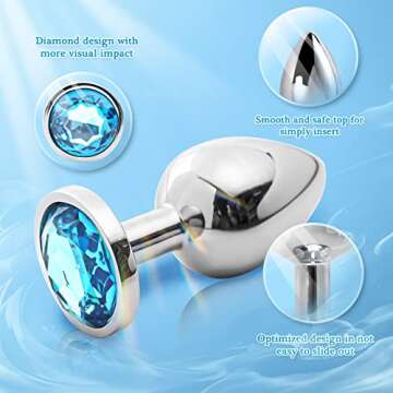 Prostate Massager Small Butt Plug for Couples and Beginners