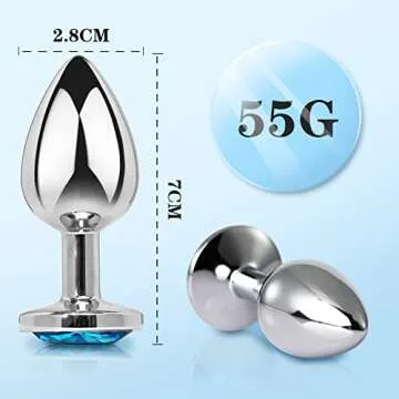 Prostate Massager Small Butt Plug for Couples and Beginners