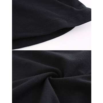 Maternity Tops: Shirts, Tanks, Workout & Nursing Tops (Black+White, S)