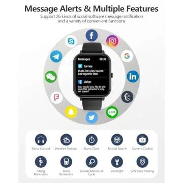 Smart Watch for All, Fitness Tracker & Call Alerts