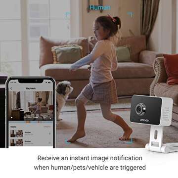 Zmodo 1080p Mini Camera with Two-Way Audio & Night Vision