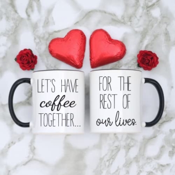 Celebrimo Coffee Mug Set for Couples - Unique Wedding Gift