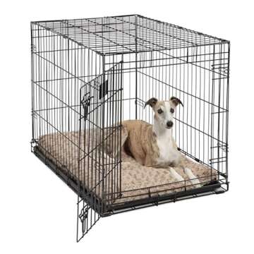 MidWest Homes for Pets Deluxe Dog Beds | Super Plush Dog & Cat Beds Ideal for Dog Crates | Machine Wash & Dryer Friendly, 1-Year Warranty
