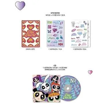 NewJeans - Get Up [The Powerpuff Girls X NJ Box ver.] Album (A ver.)