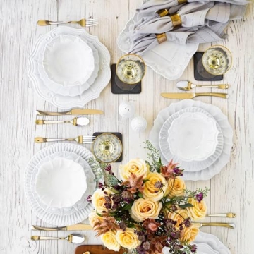 Vietri Incanto Lace Dinnerware Set - 4-Piece Luxury