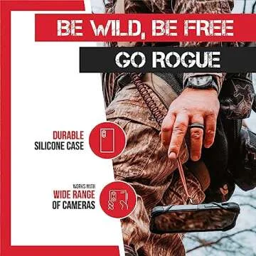 Rogue Fishing Co. The Protector Phone Tether | Use As Cell Phone Lanyard or Hiking/Boating/Kayak Tether | Phone Leash Ensures Your Phone is Safe and Protected