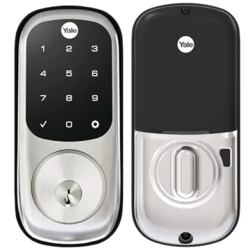 Yale Assure Deadbolt Lock with Touchscreen, Satin Nickel Digital Non-Connected Entry Door Lock with ...