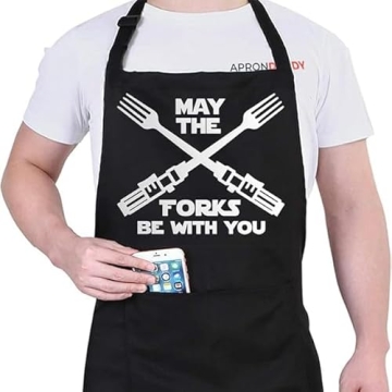 GRILLFATHER Funny Apron - Durable & Humorous Grilling Gear