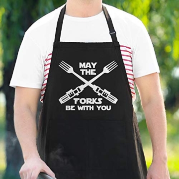GrillFather Funny Apron - Perfect Gift for Grill Lovers