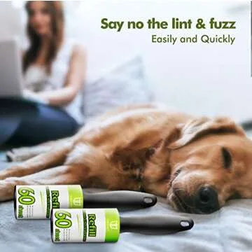 Degbit Lint Rollers for Pet Hair Removal - 300 Sheets Available