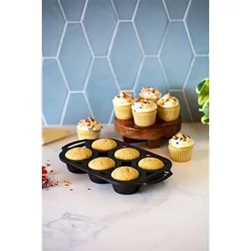 Lodge Cast Iron 2 Piece Muffin Pan Set