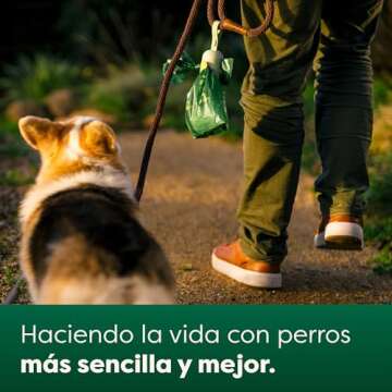 Earth Rated Dog Poop Bags, Guaranteed Leakproof and Extra Thick Waste Bag Single Refill Rolls for Dogs, Unscented, 315 Count