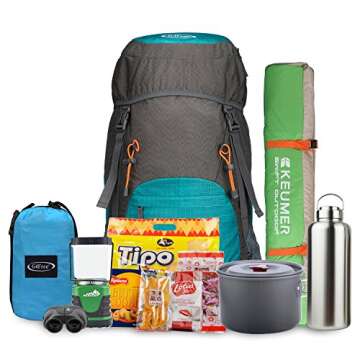 G4Free Lightweight Packable Hiking Backpack 40L