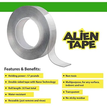 Alien Tape Double Sided Heavy Duty Nano Tape 30 Feet