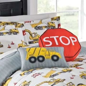 Waverly Kids Stop Sign Decorative Throw Pillow 16x16