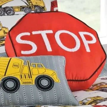 Waverly Kids Stop Sign Decorative Throw Pillow 16x16