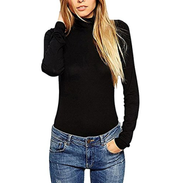 WuLun® Sexy Backless Turtleneck Bodysuit for Women