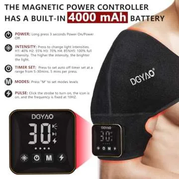 TIAXU Cordless Red Light Therapy for Shoulder Pain Relief