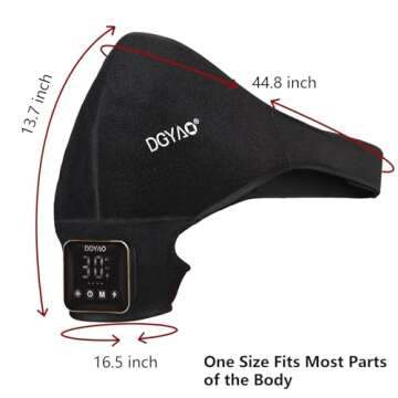 TIAXU Cordless Red Light Therapy for Shoulder Pain Relief