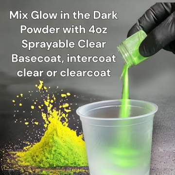 LiME LiNE Yellow Glow in the Dark Pigment Powder  - Base Coat