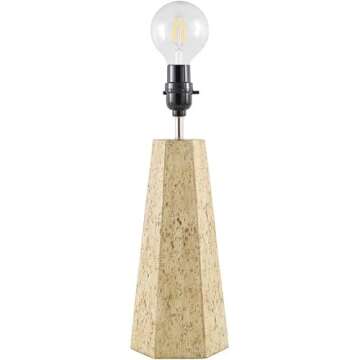 Mark&Day Table Lamps, Durand Modern Lighrt Gray/Brown Bedside Table Lamp Set of 2 for Nightstand Bedroom, Living Room or Office (21" H x 5" W x 5" D)