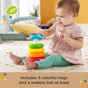 Shop Fisher-Price Rock-a-Stack Baby Stacking Toy for 6+ Months