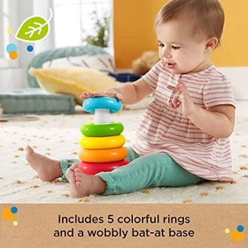 Shop Fisher-Price Rock-a-Stack Baby Stacking Toy for 6+ Months
