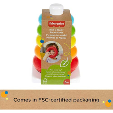 Shop Fisher-Price Rock-a-Stack Baby Stacking Toy for 6+ Months