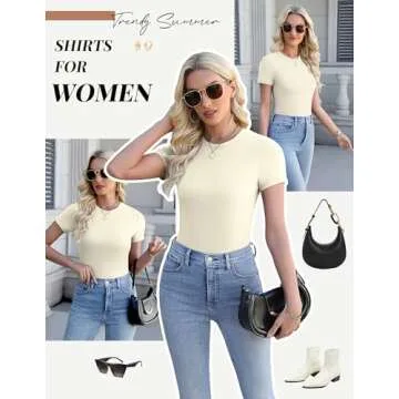 Ekouaer Women’s Slim Fit Thermal Tee Shirt 3 Pack