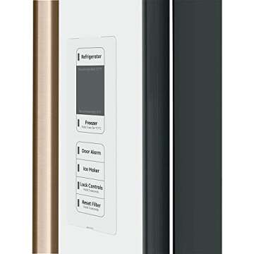 Cafe CWE23SP4MW2 23.1 cu. ft. Smart French Door Refrigerator in Matte White, Counter Depth and Fingerprint Resistant