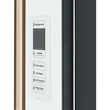 Cafe CWE23SP4MW2 23.1 cu. ft. Smart French Door Refrigerator in Matte White, Counter Depth and Fingerprint Resistant