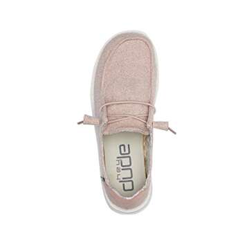 Hey Dude Wendy Shoes for Women - Sparkling Pink Comfort