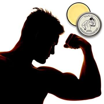 Seattle Sundries Manly Man Soap Bar, Gift for Dad - 1 (4oz) Handmade Natural Mens Bar Soap, Classic Masculine Scent Stocking Stuffer in a Retro Gift Tin