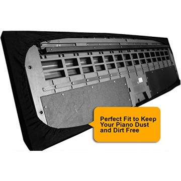 Durable Piano Keyboard Dust Cover - Fits 88 Keys, Stylish Protection
