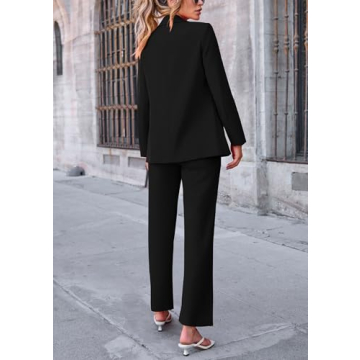 PRETTYGARDEN Women's Fall Spring 2 Piece Suit Set