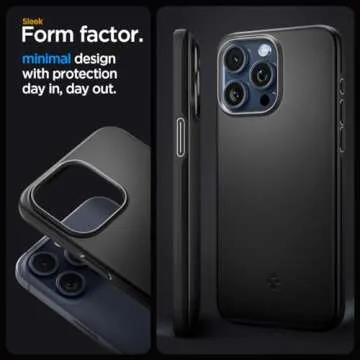 Spigen Thin Fit Case for iPhone 15 Pro Max - Black
