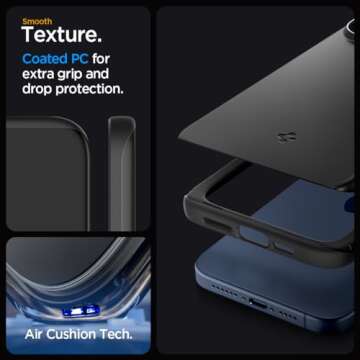 Spigen Thin Fit Case for iPhone 15 Pro Max - Black