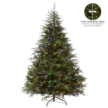Frasier Grande Full Christmas Tree with Dual Color LED Lights