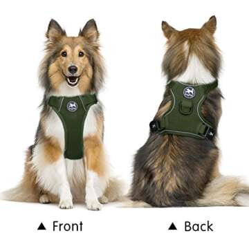 PoyPet Reflective Soft Mesh Dog Harness for Ultimate Comfort