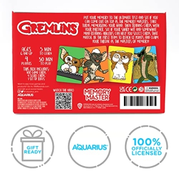 Gremlins Memory Master Card Game for All Ages