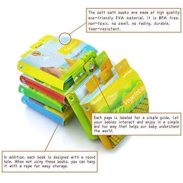 Baby Bath Books - Waterproof Fun for Toddlers