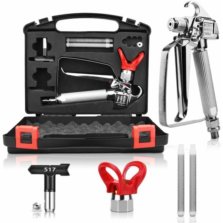 Premium Airless Paint Sprayer Gun Kit for Smooth Finishes