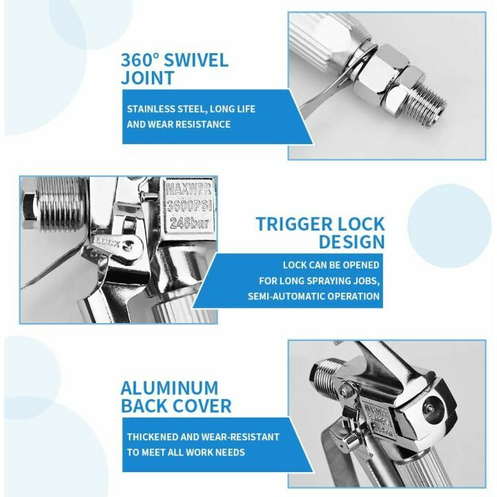 Premium Airless Paint Sprayer Gun Kit for Smooth Finishes