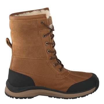 UGG Women's Adirondack Boot Iii Boot, Chestnut, 08